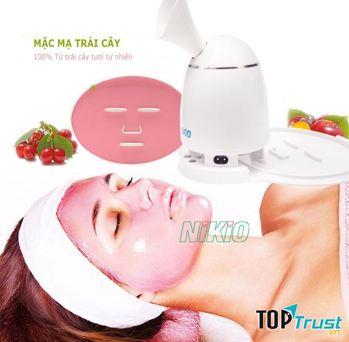 Máy làm mặt nạ trái cây tích hợp xông hơi mặt Nikio NK-B026