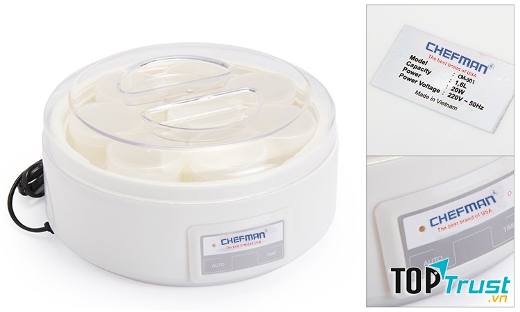 Máy làm sữa chua Chefman CM-301