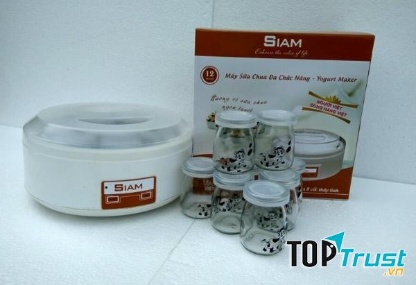 Máy làm sữa chua Siam có mẫu mã đẹp mắt