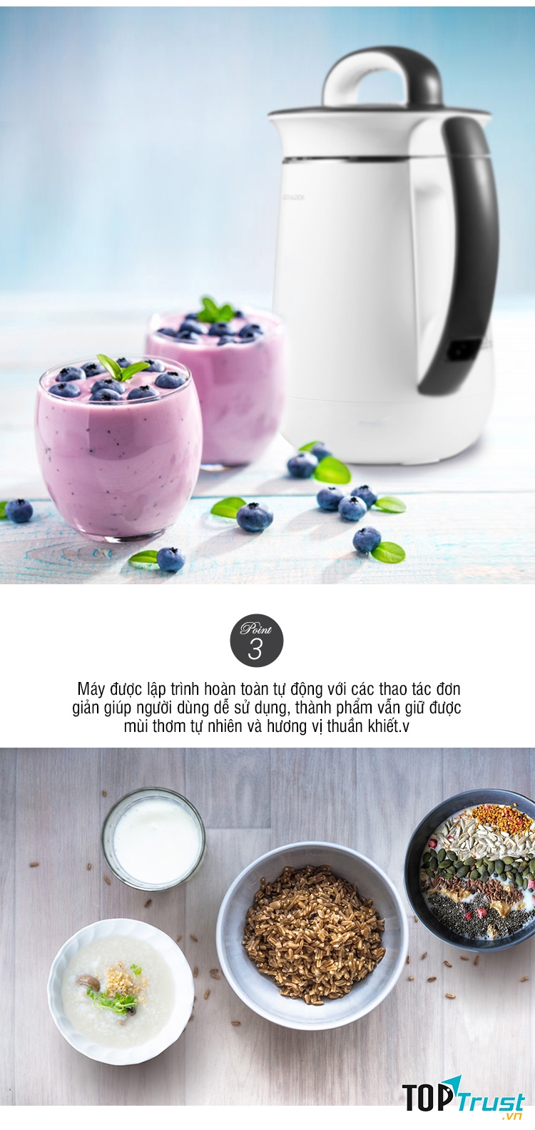 Máy làm sữa đậu nành Lock&Lock