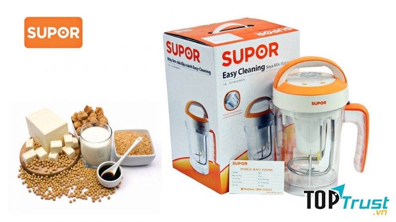 Máy làm sữa đậu nành Supor DJ14B W08SVN