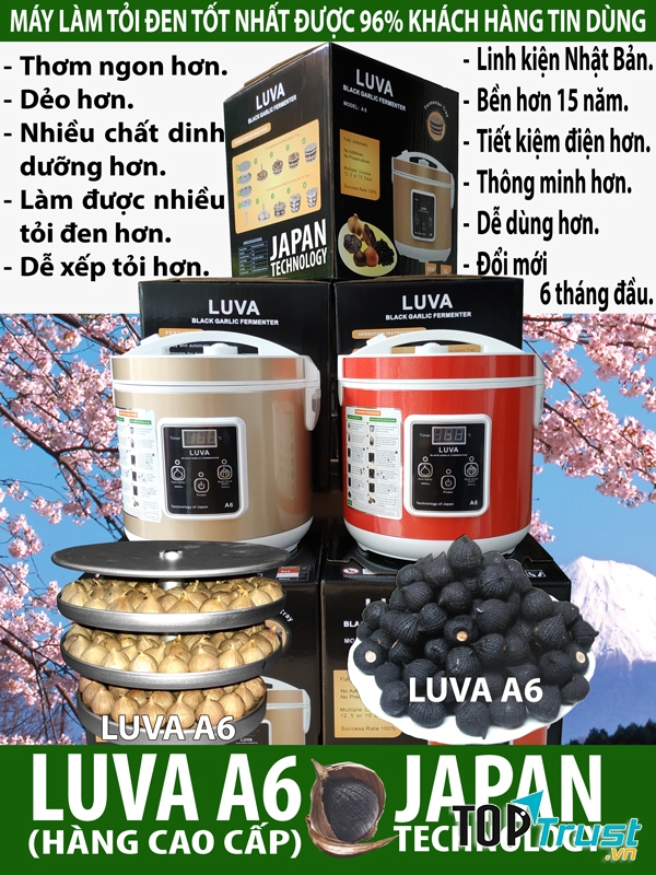 Máy làm tỏi đen Luva A6