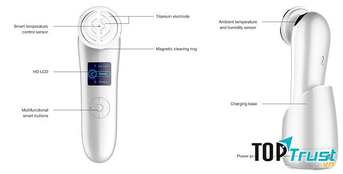 MÁY MASSAGE CHĂM SÓC DA NÂNG CƠ MẶT NANO BEAUTY