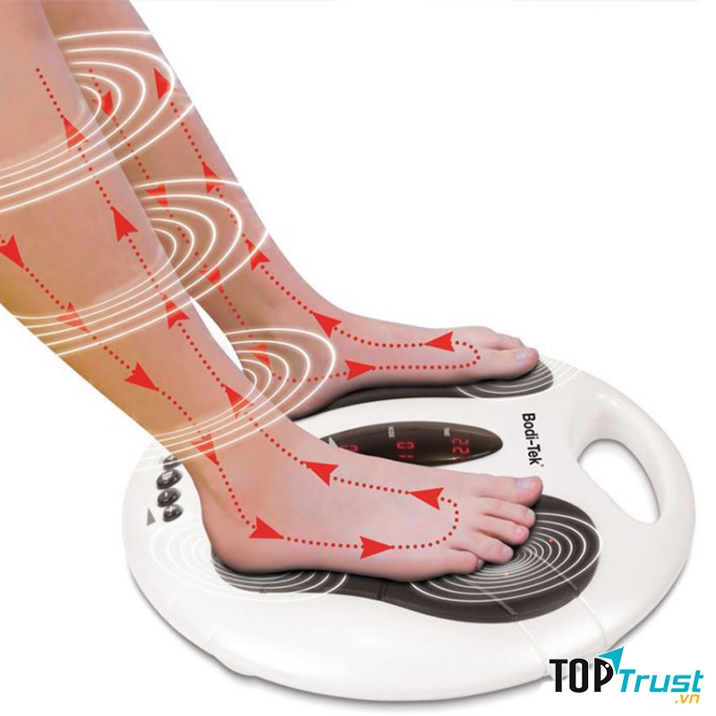 MÁY MASSAGE CHÂN RIO BODI-TEK CRB03 giúp lưu thông khí huyết bàn chân với 99 điểm xung điện