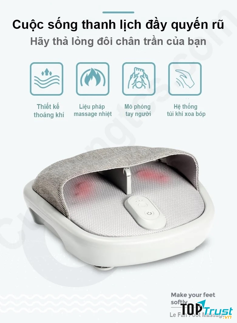 Máy massage chân Xiaomi Leravan LF-ZJ007-MGY