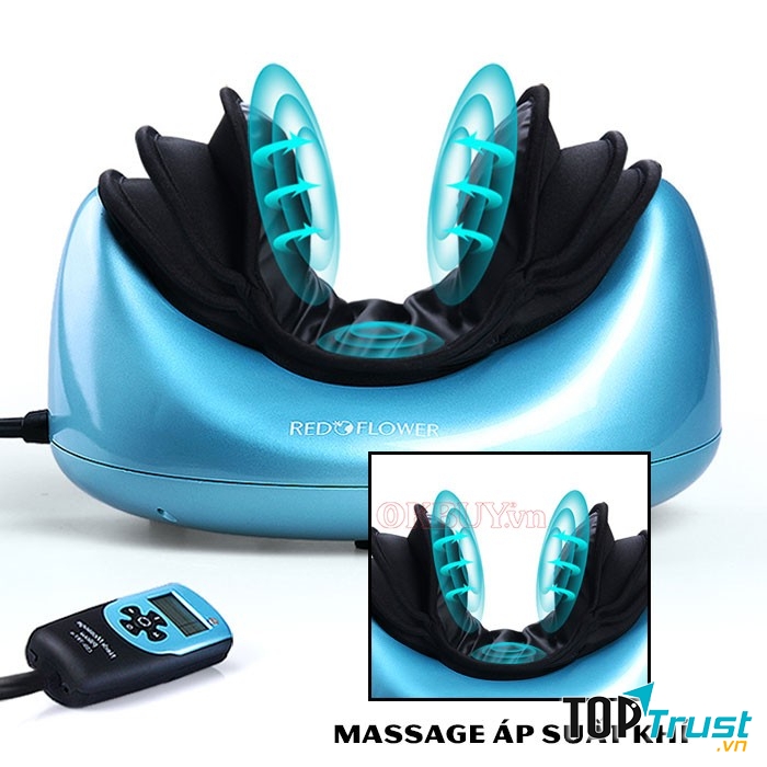 Máy massage cổ áp suất khí RED FLOWER RF-003