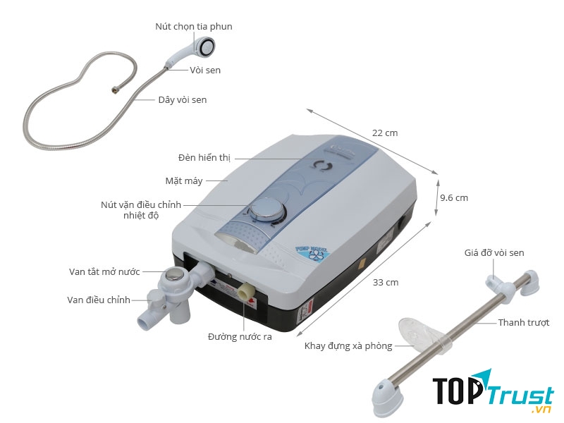 Máy nước nóng Centon