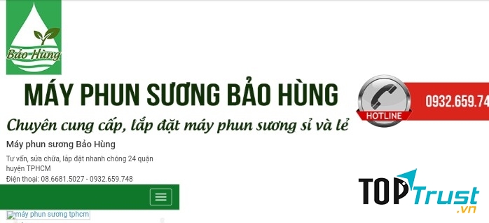 Máy phun sương Bảo Hùng
