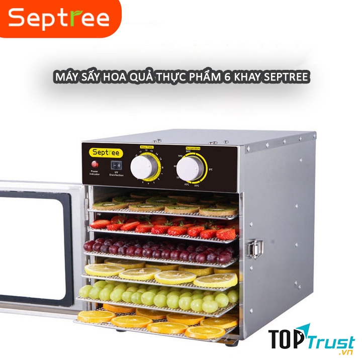 Máy sấy khô thực phẩm Septree 6 khay
