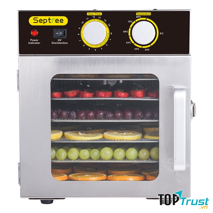 Máy sấy khô thực phẩm Septree 6 khay