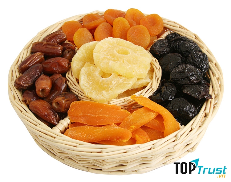 Thành phẩm trái cây sấy của Máy sấy khô hoa quả Makxim MKX-DH-2015