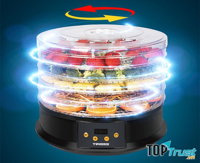 máy sấy hoa quả đa năng Tiross TS9682: