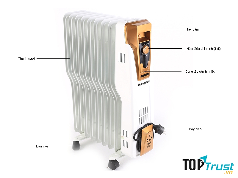 Máy sưởi dầu Kangaroo KG950