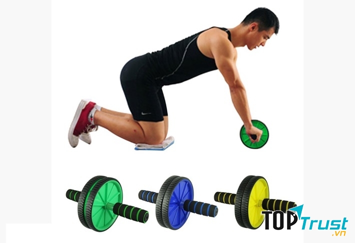 Máy tập bụng 2 bánh xe Ab Roller