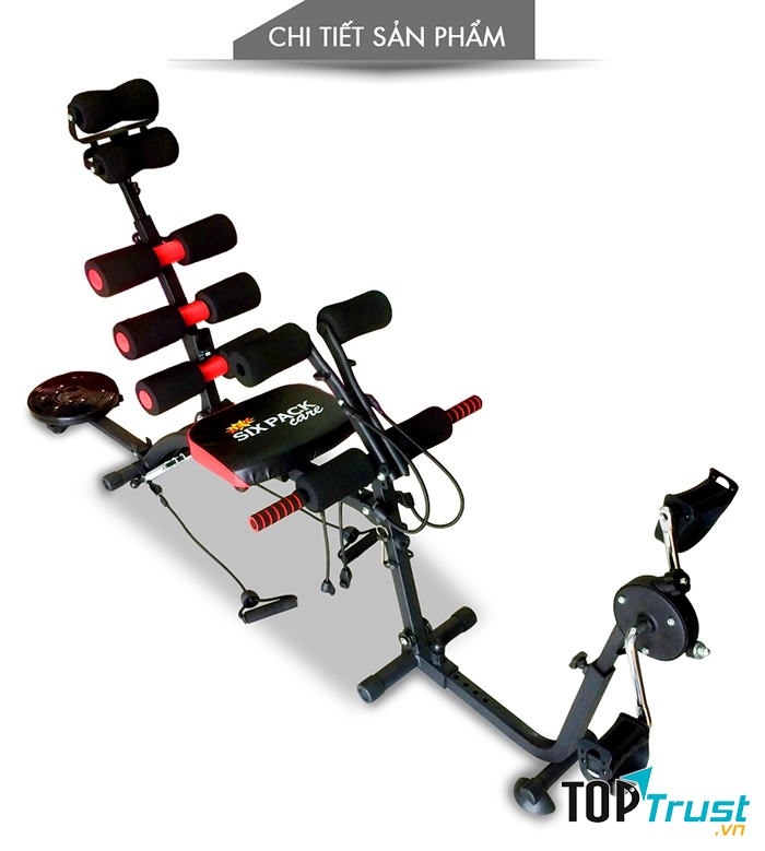 Máy tập cơ bụng tổng hợp New Six Pack Care đạp chân