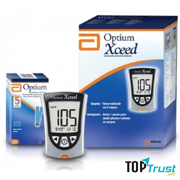 Máy thử đường huyết Optium Xceed