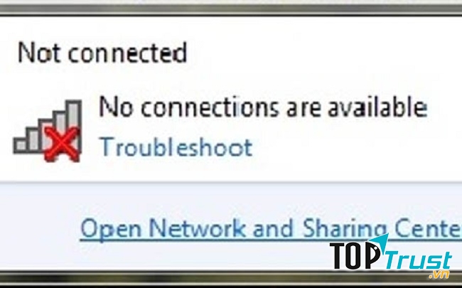 Máy tính bị mất mạng
