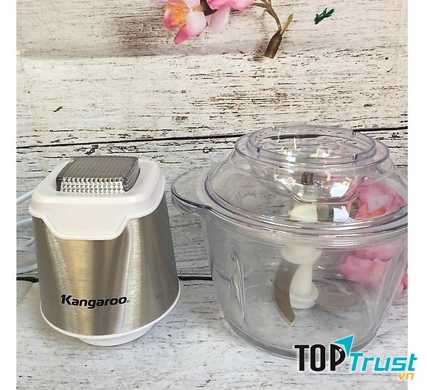 Máy xay thịt giá rẻ Kangaroo KG3T cối thủy tinh 400W