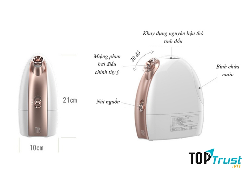 Máy xông hơi mặt nóng lạnh thảo dược MKS