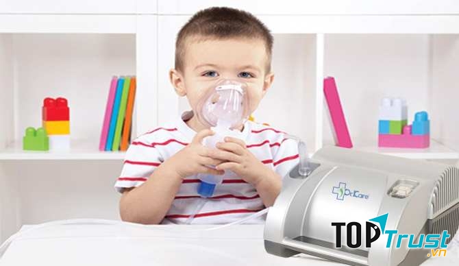 ﻿Máy xông mũi họng DrKare Aero Plus hoạt động nhẹ nhàng, êm ái