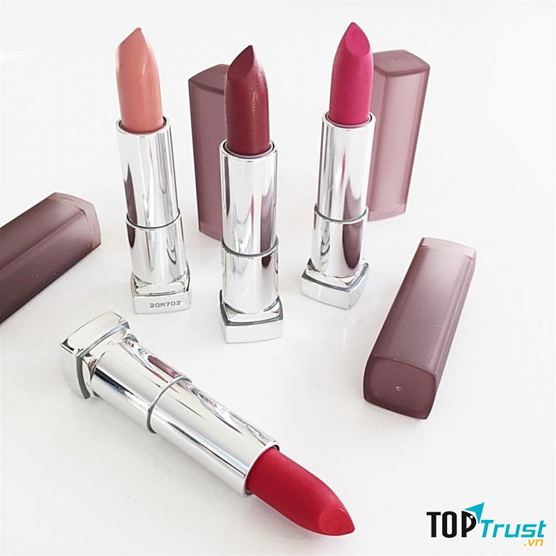 Son thỏi Maybelline Color Sensational Creamy Matte Lip Color có chất son lì mà bờ môi nào cũng sẽ yêu thương
