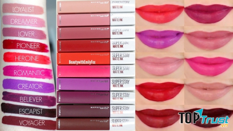  Maybelline SuperStay Matte Ink Liquid Lipstick