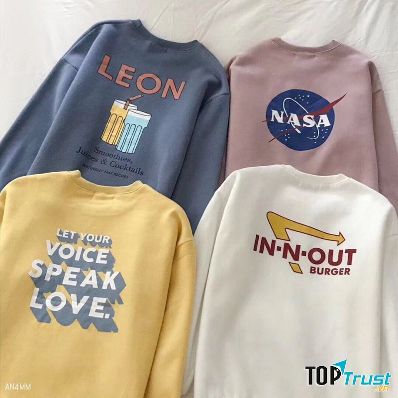 Các mẫu áo thun tại Mây's closet