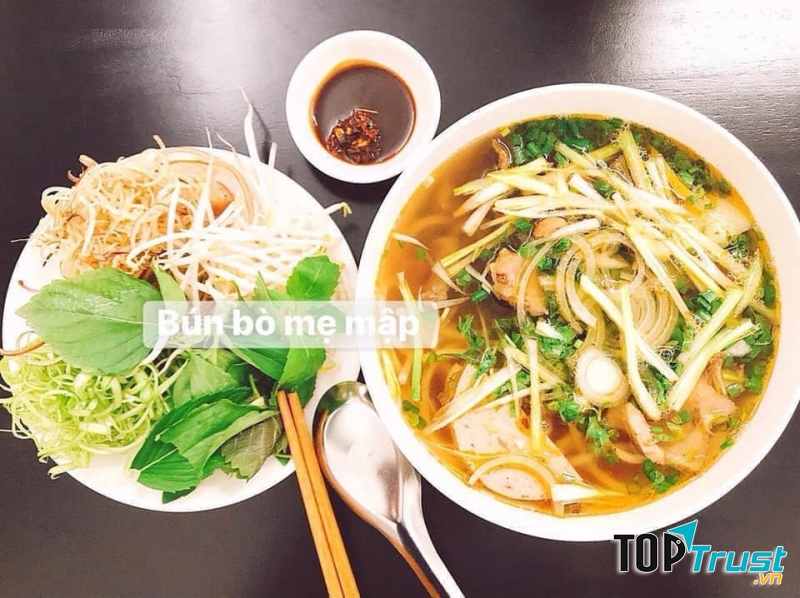 Hương vị bún bò vừa ăn, một tô thôi đã có thể khiến khách hàng no căng