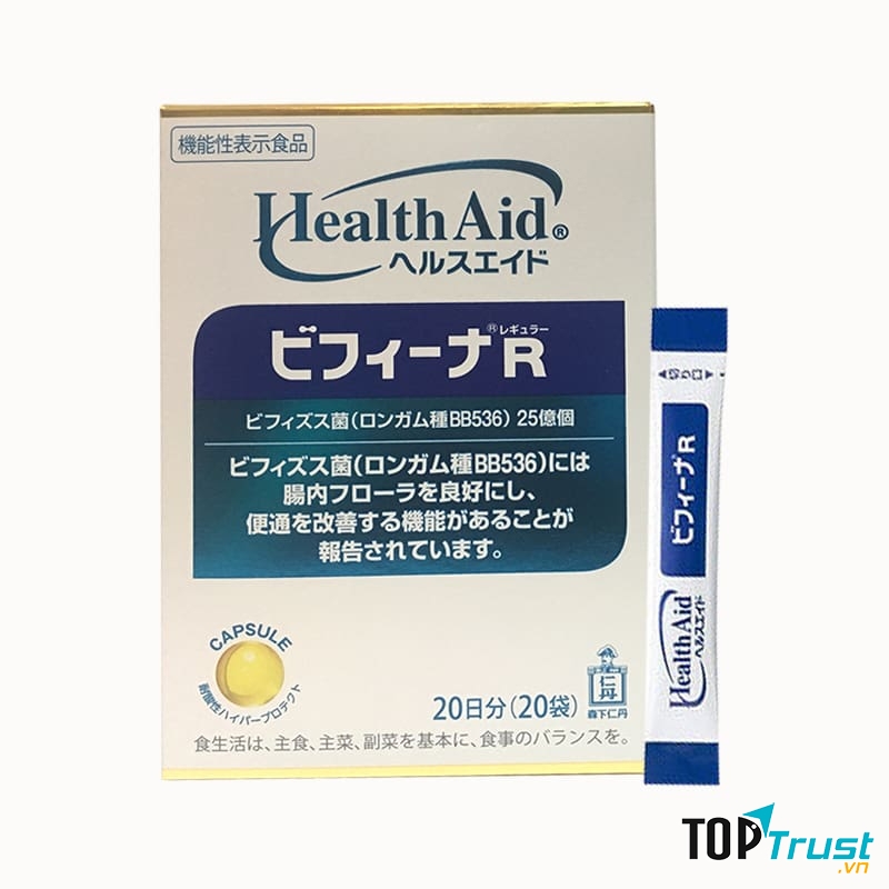 Thực phẩm chức năng Men vi sinh Health Aid Bifina 20 gói - Hỗ trợ tiêu hóa