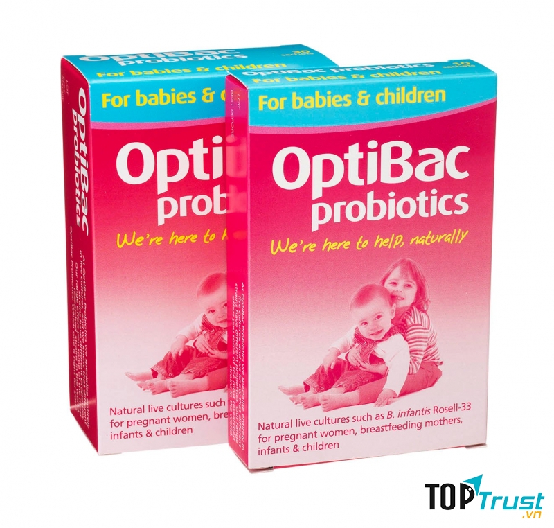 ﻿Men vi sinh tổng hợp OptiBac màu hồng của Anh