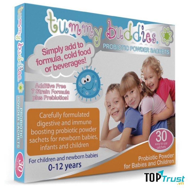 ﻿Men vi sinh Tummy Buddies 15 ngày cho trẻ từ 0 đến 12 tuổi: