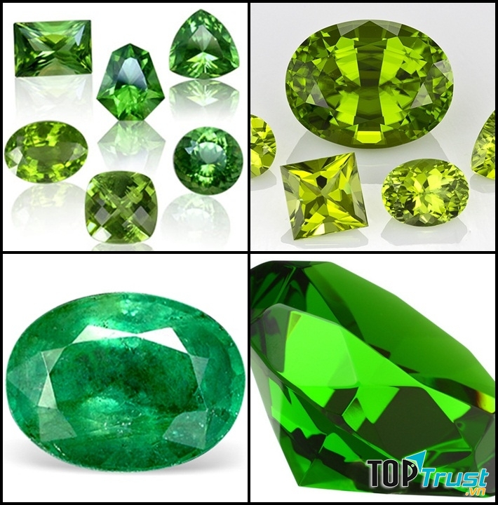Đá quý màu xanh lá cây tương sinh cho người mệnh Hỏa. Ảnh minh họa.