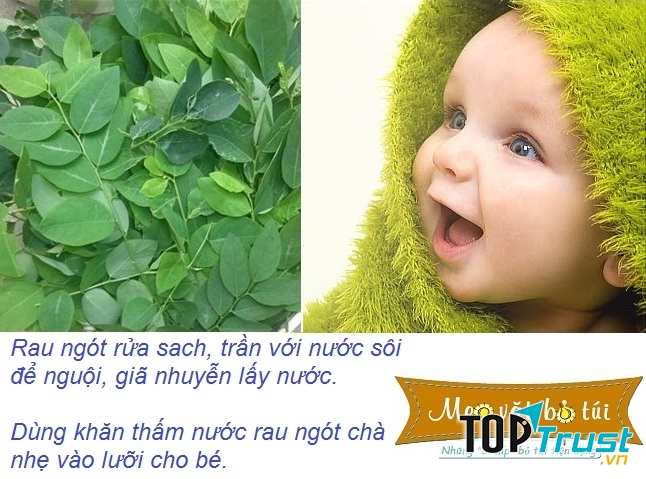 Mẹo làm sạch lưỡi bé