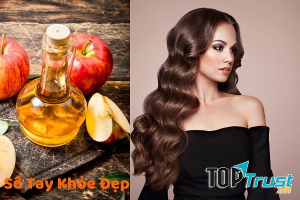 Mẹo trị rụng tóc bằng giấm táo