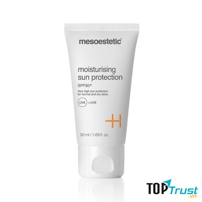 Mesoestetic Moisturizing Sun Protection SPF50+ là dòng kem chống nắng cao cấp