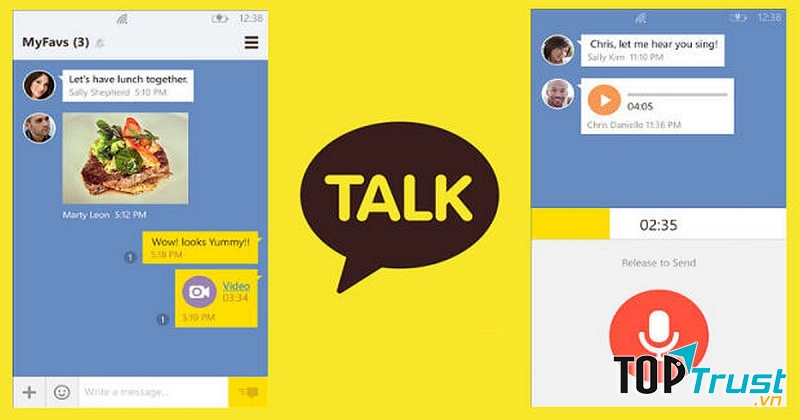 Ứng dụng chat Kakao Talk