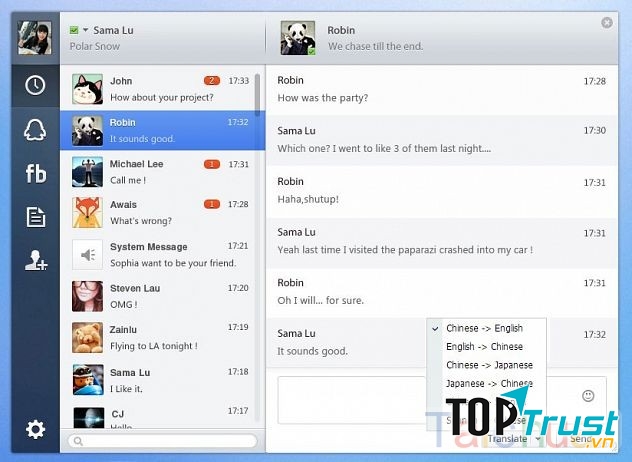 Ứng dụng QQ Chat