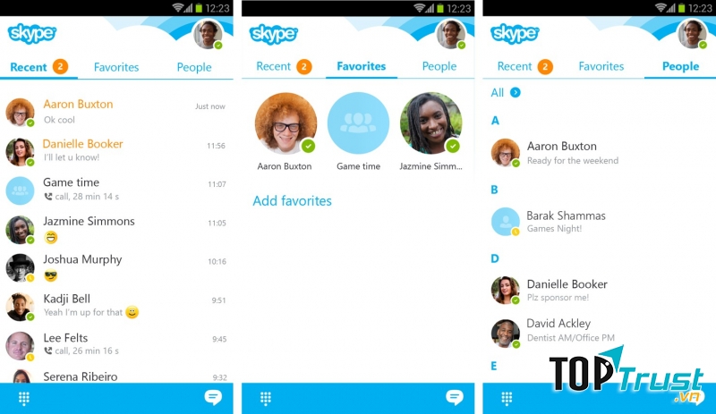 Ứng dụng chat Skype