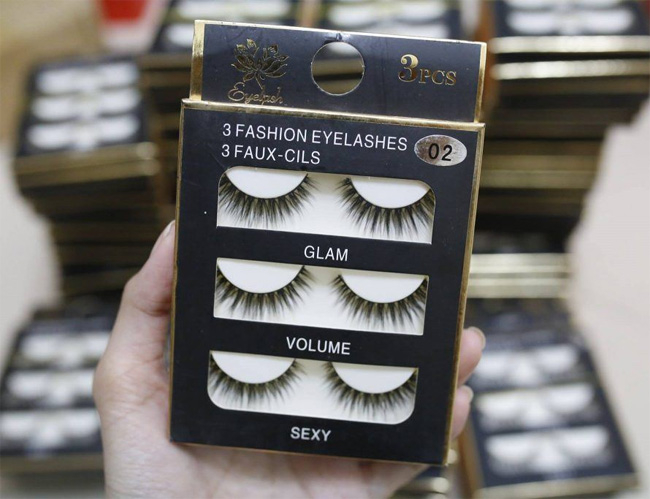 Mi Giả 3D 3 Fashion Eyelashes 3 Faux-Cils 3Pcs