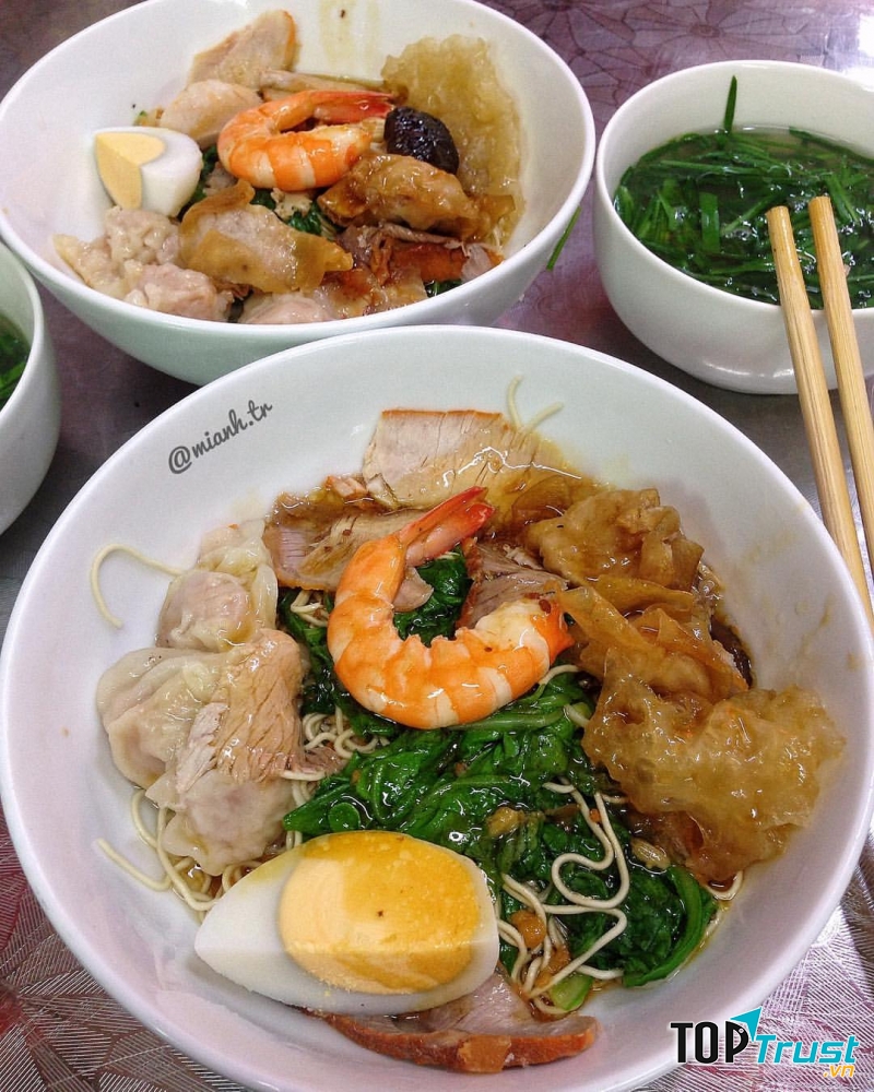 Mì vằn thắn trộn Phương Béo