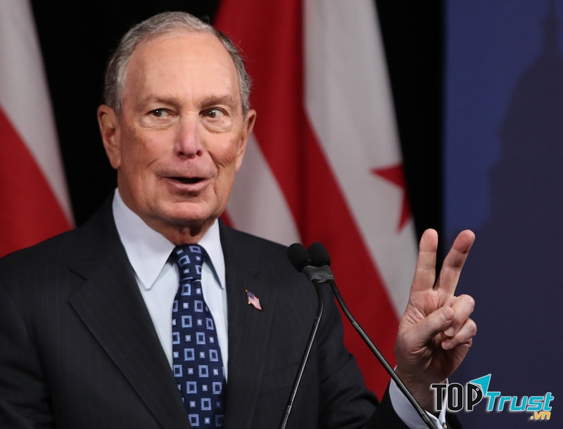 Michael Bloomberg - tài sản 55,5 tỷ USD