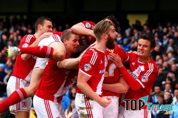 Middlesbrough đang chiến đấu để trụ hạng