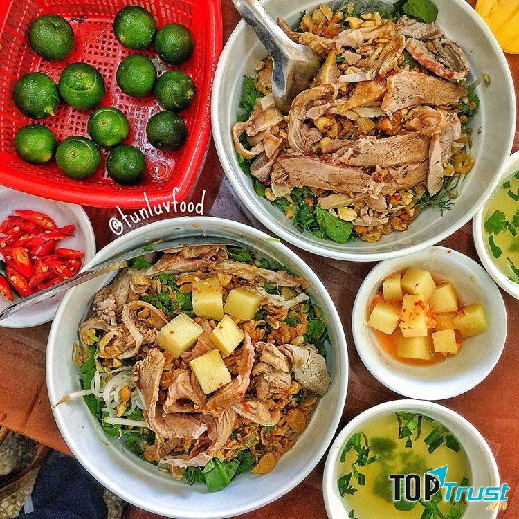 Miến Ngan trộn Bà Hằng Nghĩa Tân