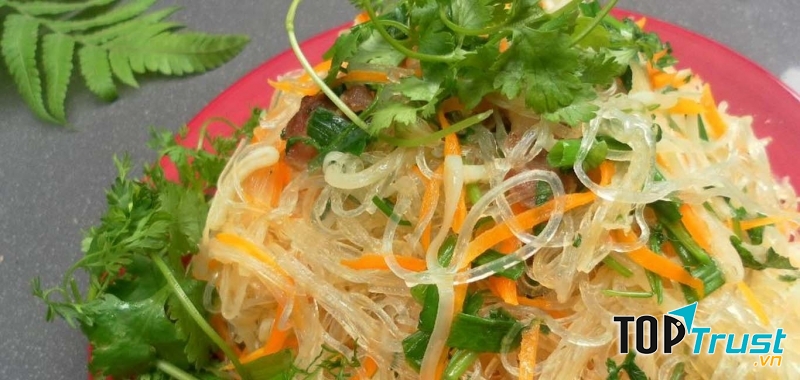 Miến xào thịt băm