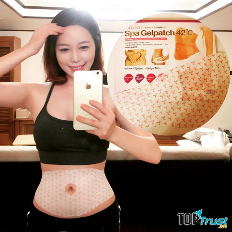 Miếng dán bụng Spa Gel Patch 42 độ C