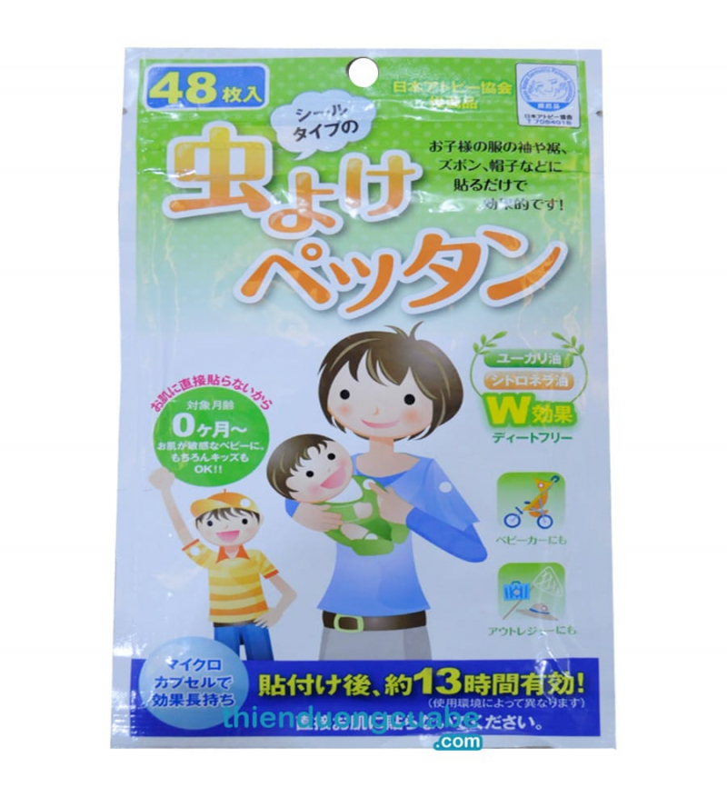 ﻿Miếng dán chống muỗi Akachan Nhật