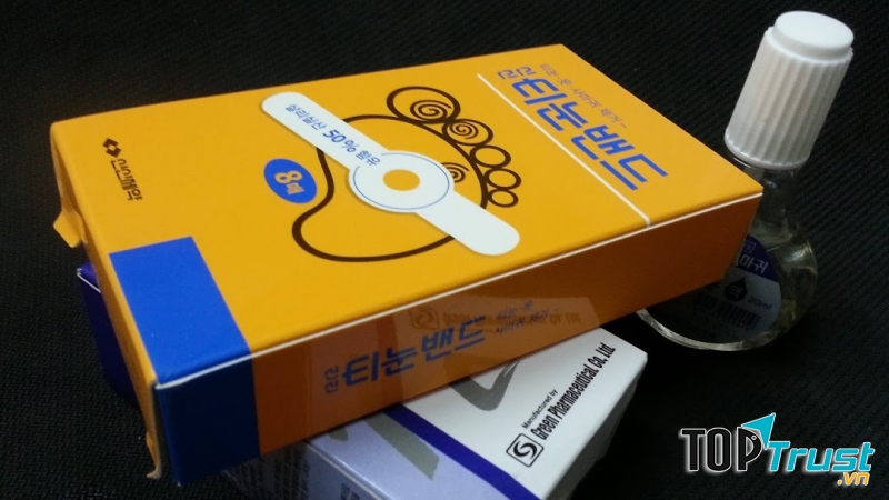 Green tinun liquid – Cao dán đặc trị mắt cá chân từ Hàn Quốc