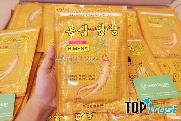 Miếng dán hồng sâm Hàn Quốc giảm nhức mỏi (01 gói/ 20 miếng) được chiết xuất từ những củ sâm chất lượng tốt nhất, cô đặc dưới dạng cao, vì vậy hiệu quả điều trị cao và an toàn cho da.