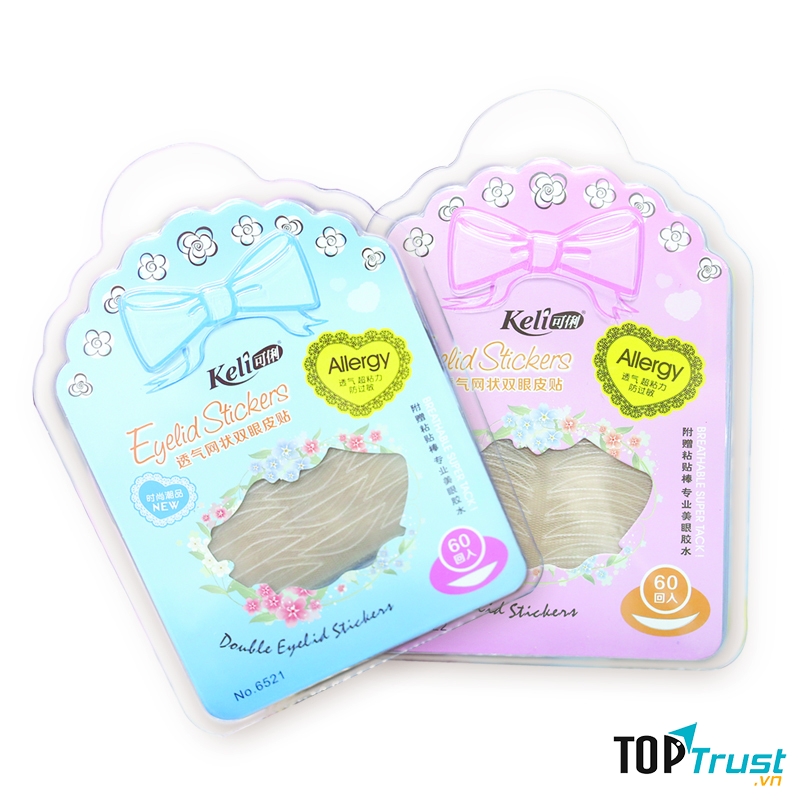 Miếng Dán Mí Lưới Keli Allergy Double Eyelid Stickers (60 miếng) 35,000₫