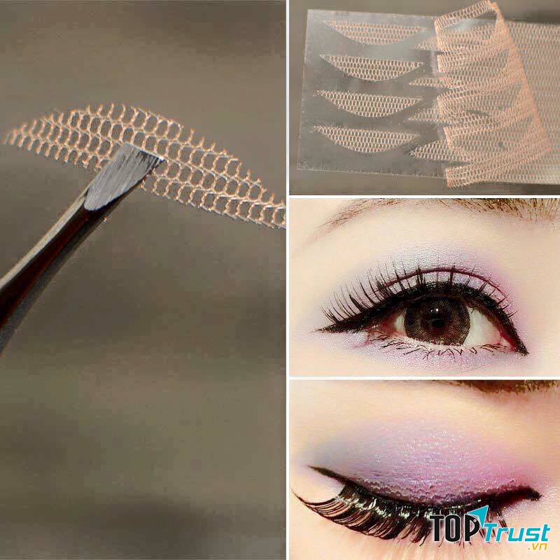 Điểm cộng dành cho sản phẩm đó là thiết kế dạng lưới, khi sử dụng sẽ tiệp hẳn vào da rất tự nhiên, không hề giả tạo hay gây nặng mắt chút nào đâu nha